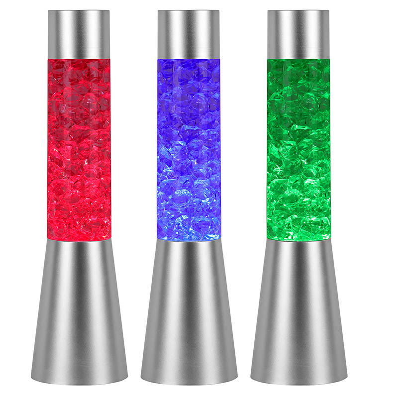 நிறத்தை மாற்றும் திரவ மினுமினுப்பு இரவு ஒளியுடன் கூடிய பனி போன்ற வடிவமானது