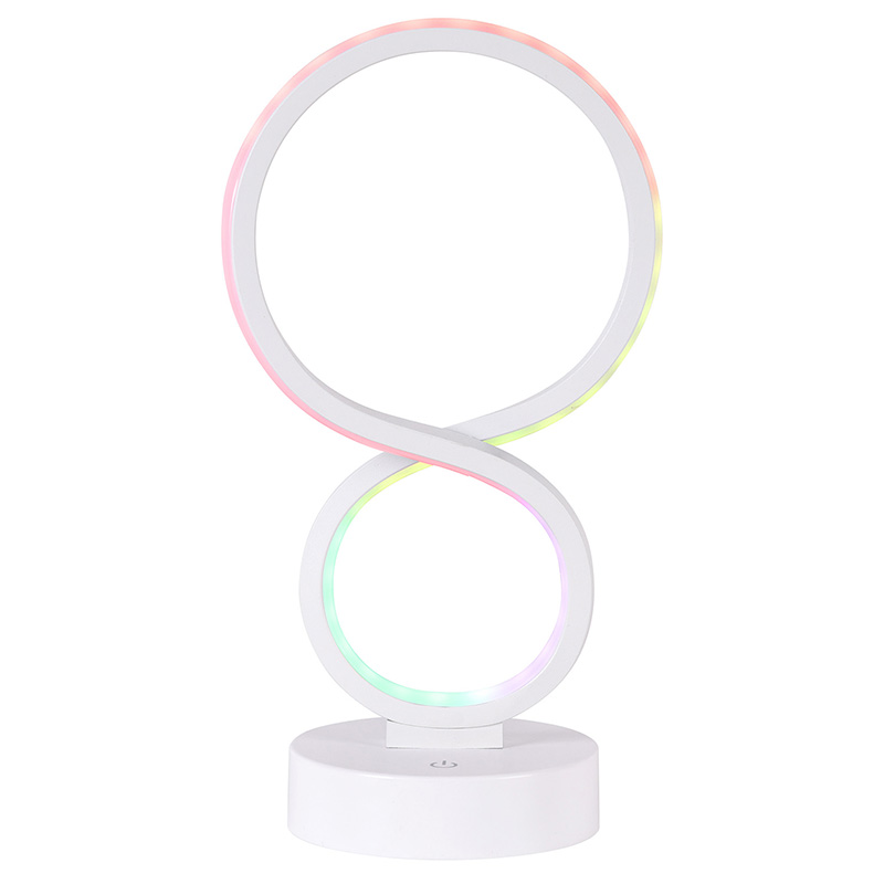 8 நிழல் கொண்ட RGB லைட் லெட் மேசை விளக்கு